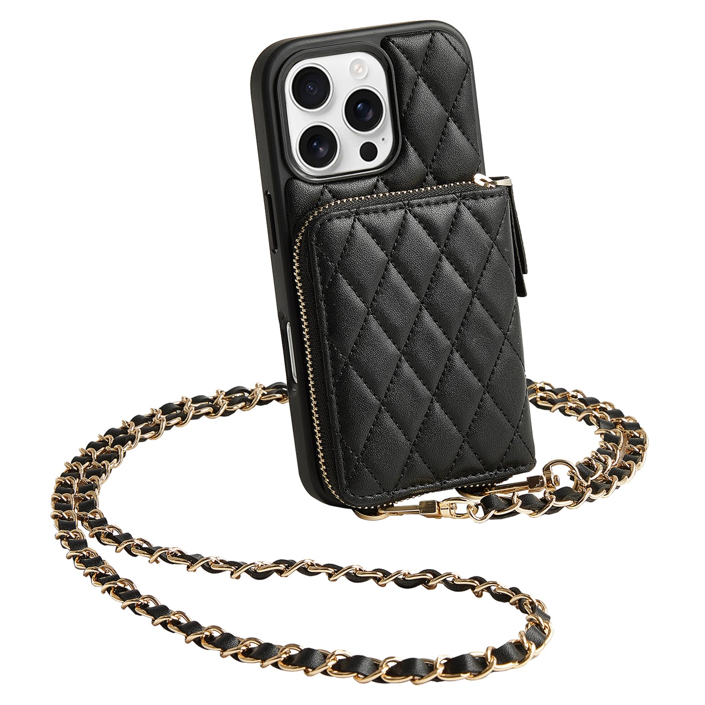 ThreadTrend- Argyle Phone Case with Crossbody Strap