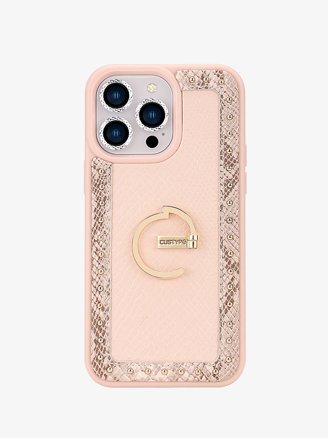 StandEase- Grace Ring Holder Phone Case-pink