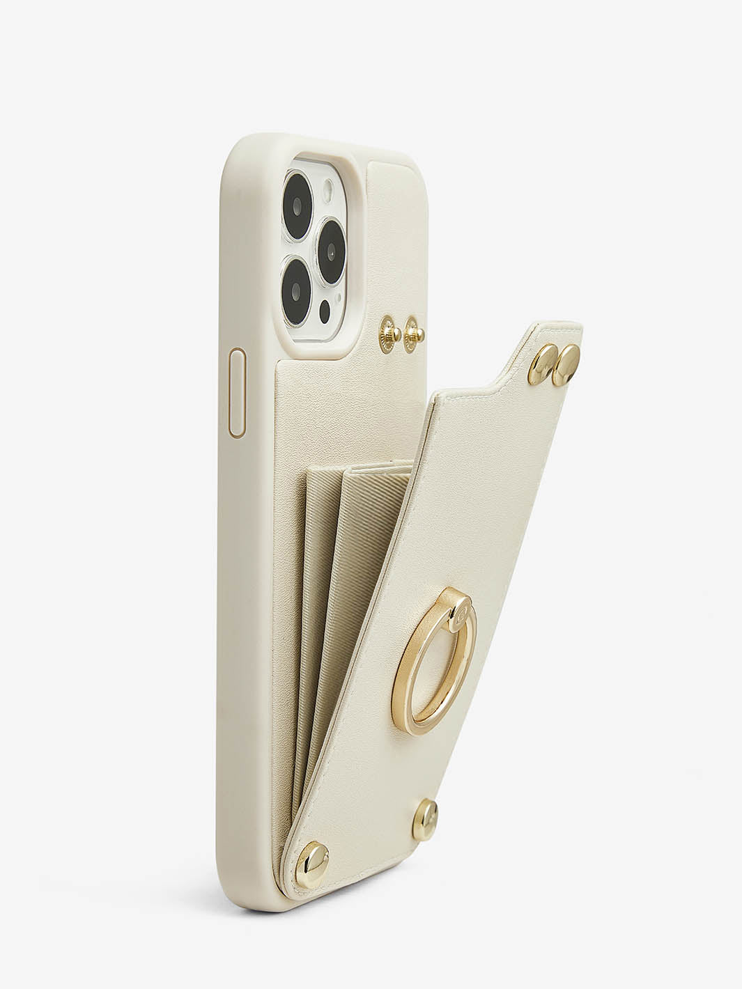 StandEase- Ring Holder Phone Case-beige