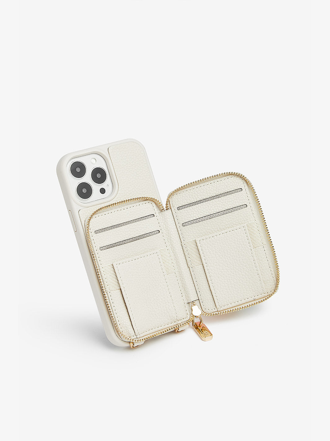 Classic Lychee Wallet case - Only case in white