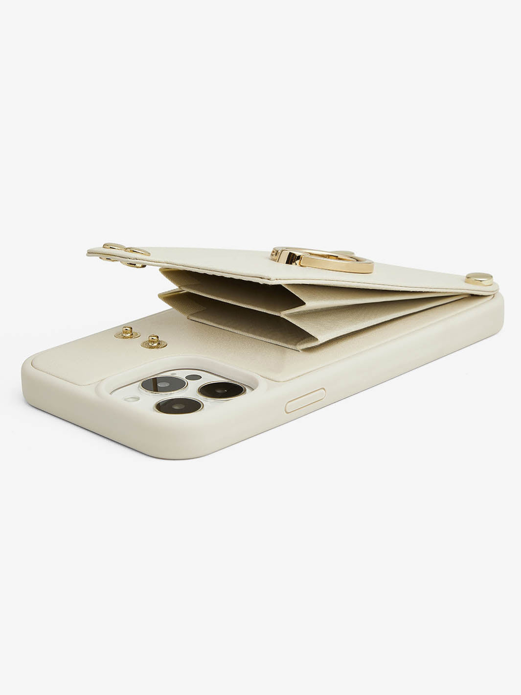 StandEase- Ring Holder Phone Case-beige