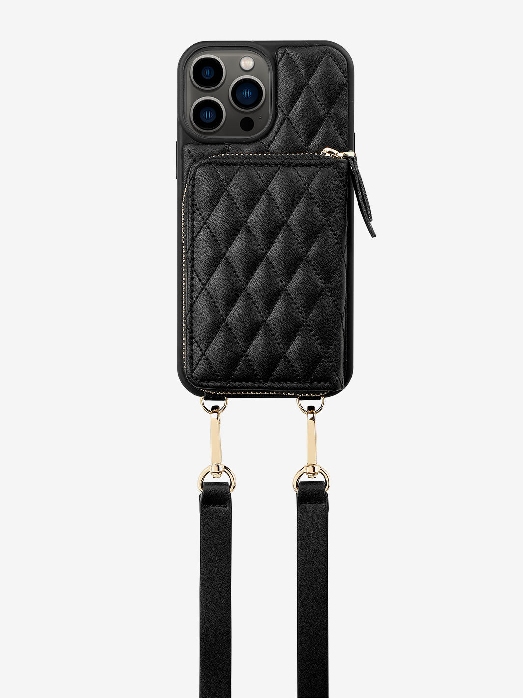 Argyle Crossbody iPhone case-black-6