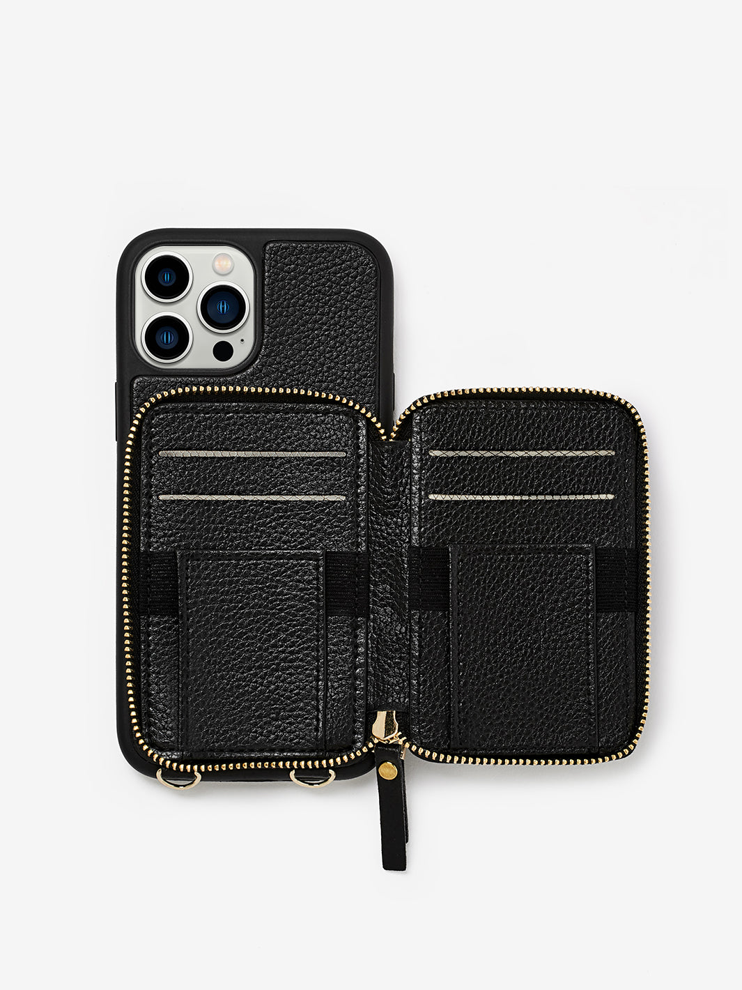 Sleek Kit- Round Pouch Phone Case Set-black