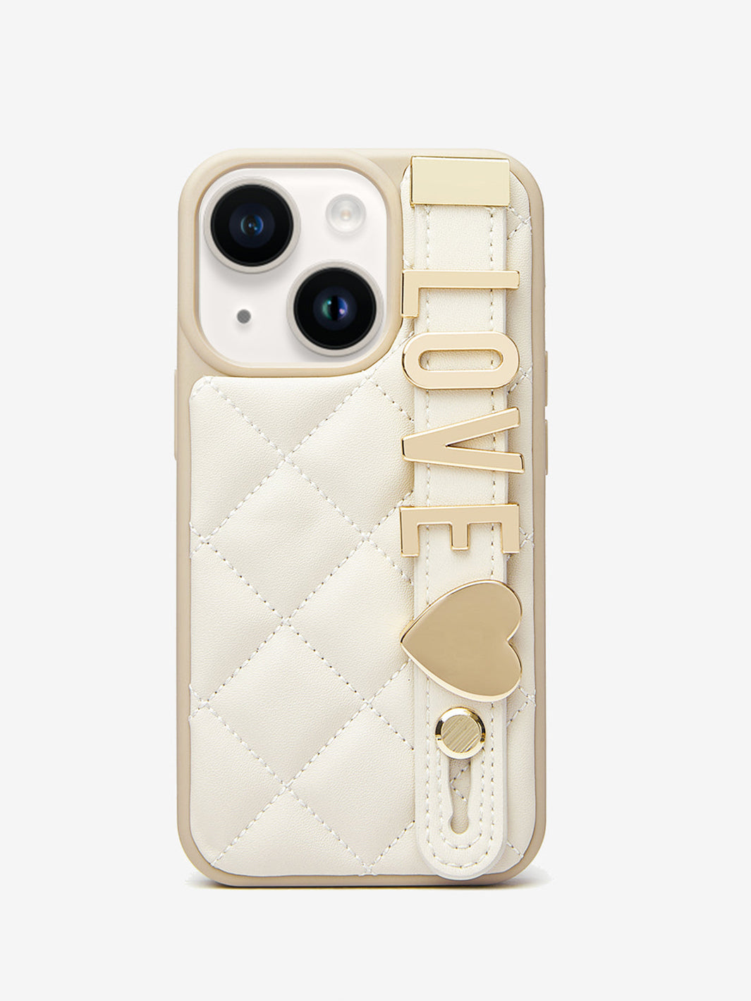 Personal Touch- Customized Alphabet Phone Case-beige