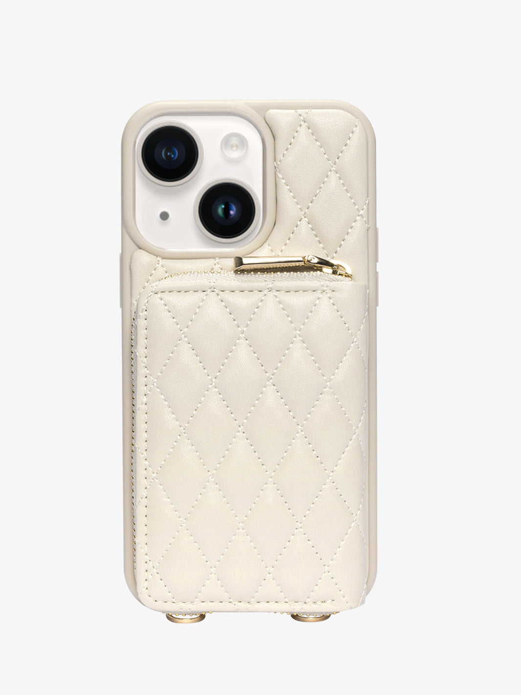 ZipPouch- Classic Wallet Phone Case-white