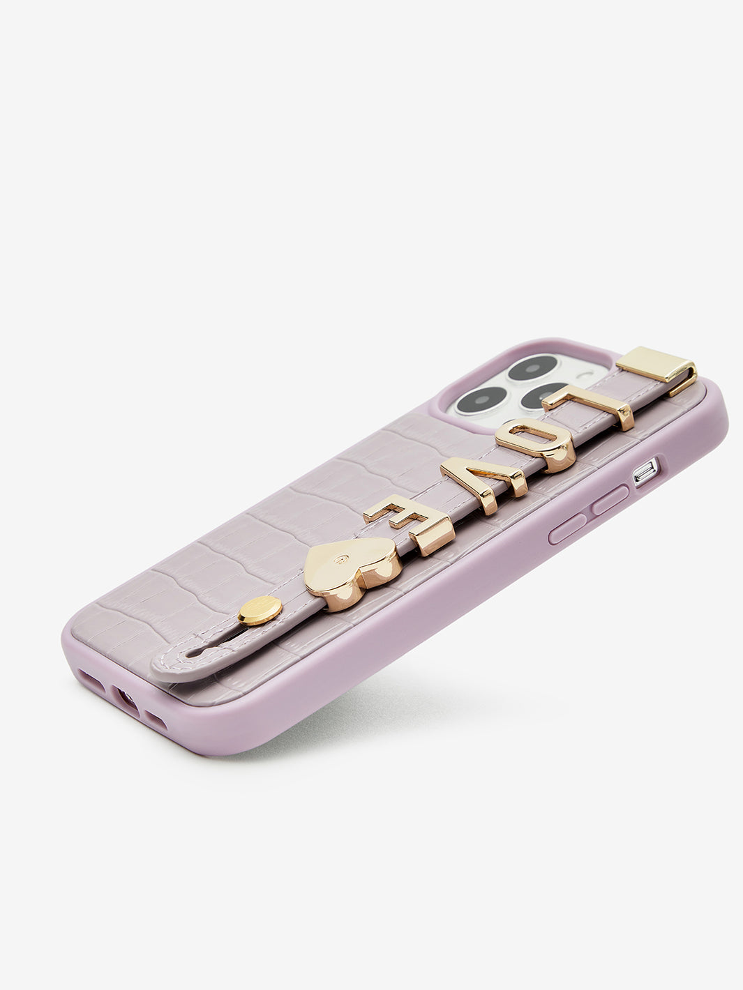 Personal Touch- Customized Alphabet Phone Case-purple