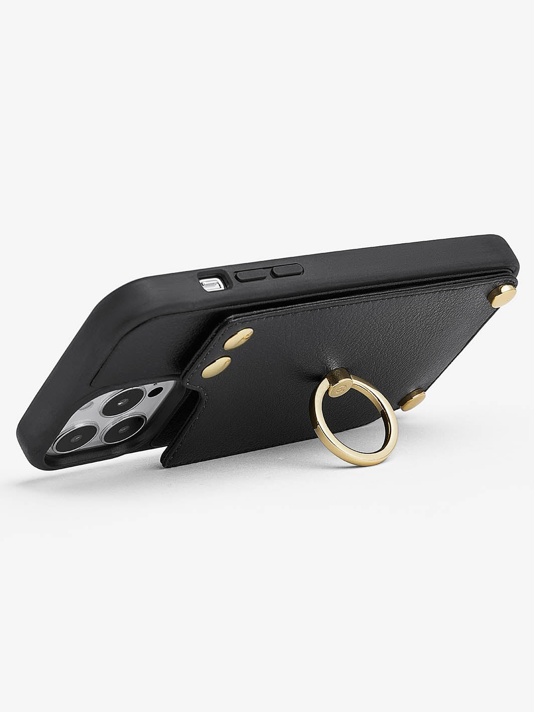 StandEase- Ring Holder Phone Case-black