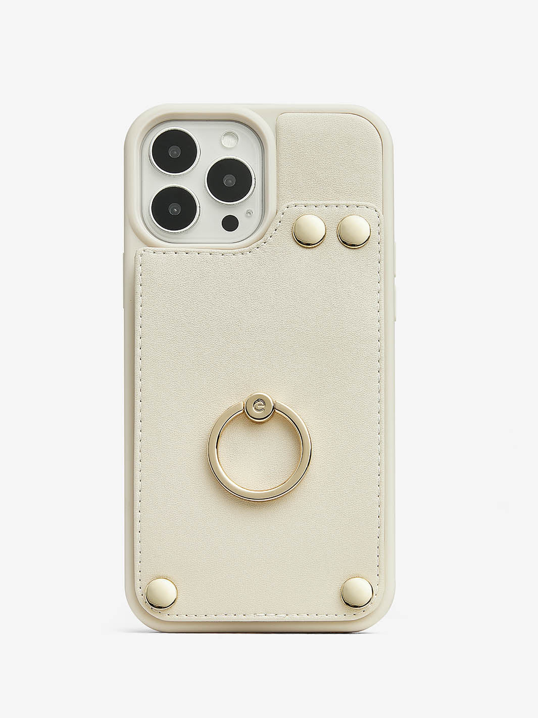 StandEase- Ring Holder Phone Case-beige